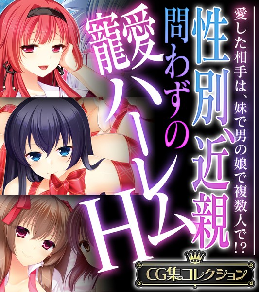 性別、近親問わずの寵愛ハーレムH 〜愛した相手は、妹で男の娘で複数人で！？〜【CG集コレクション】❤大人のSEXY絵本|6,336円
