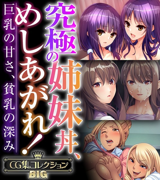 （評価）究極の姉妹丼、めしあがれ！〜巨乳の甘さ、貧乳の深み〜【CG集コレクションBIG】❤大人のSEXY絵本|大人のSEXY絵本