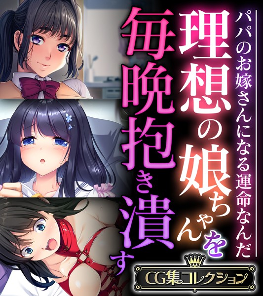 理想の娘ちゃんを毎晩抱き潰す 〜パパのお嫁さんになる運命なんだ〜【CG集コレクション】❤大人のSEXY絵本|5,280円