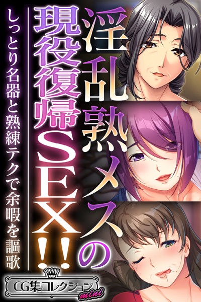 淫乱熟メスの現役復帰SEX！！ 〜しっとり名器と熟練テクで余暇を謳歌〜【CG集コレクション ミニ】❤大人のSEXY絵本|3,168円